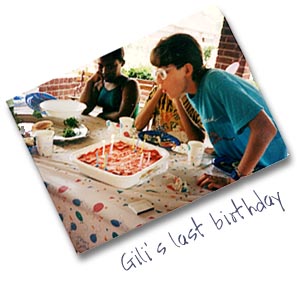 Gili's last birthday